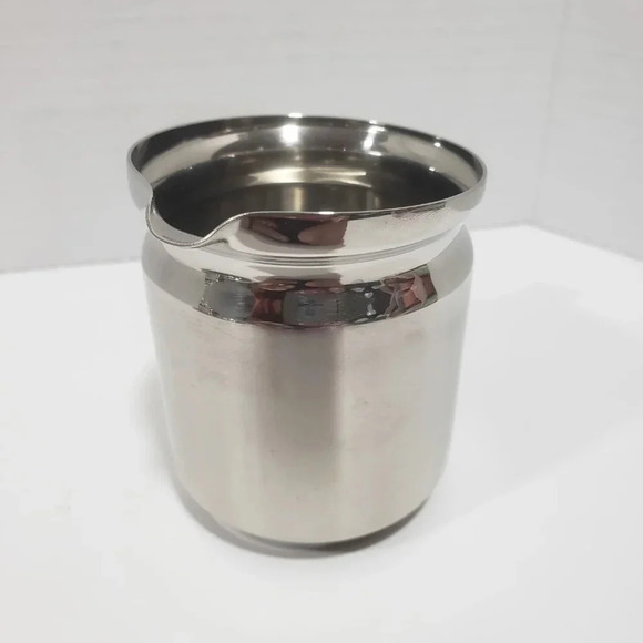 Tramontina Stainless  Sugar and Creamer Set. - Picture 8 of 13